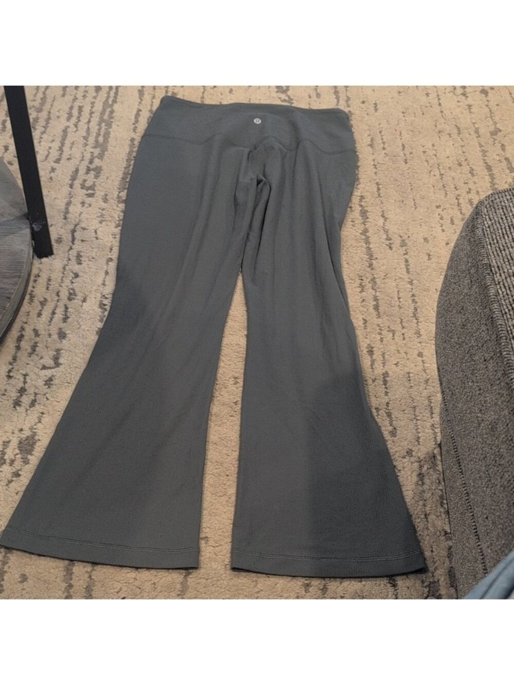 Lululemon Align Ribbed Mini-Flared Pant *Extra Short Dark Forest - Picture 10 of 11